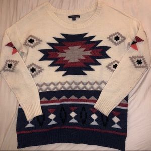 American Eagle Aztec sweater